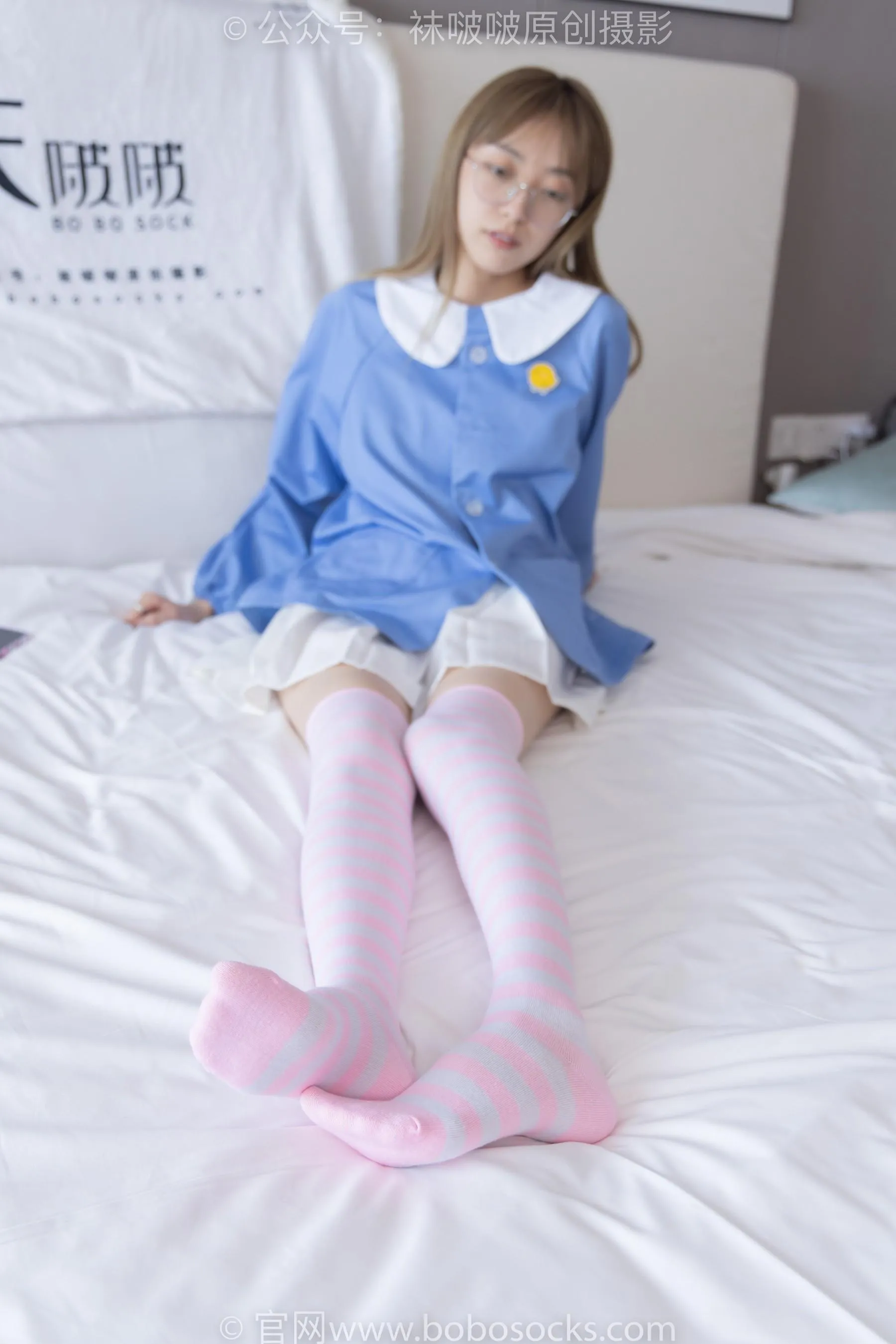 [BoBoSocks袜啵啵]NO.229 稚予-板鞋、皮鞋、两双大腿袜[23] [41P]插图